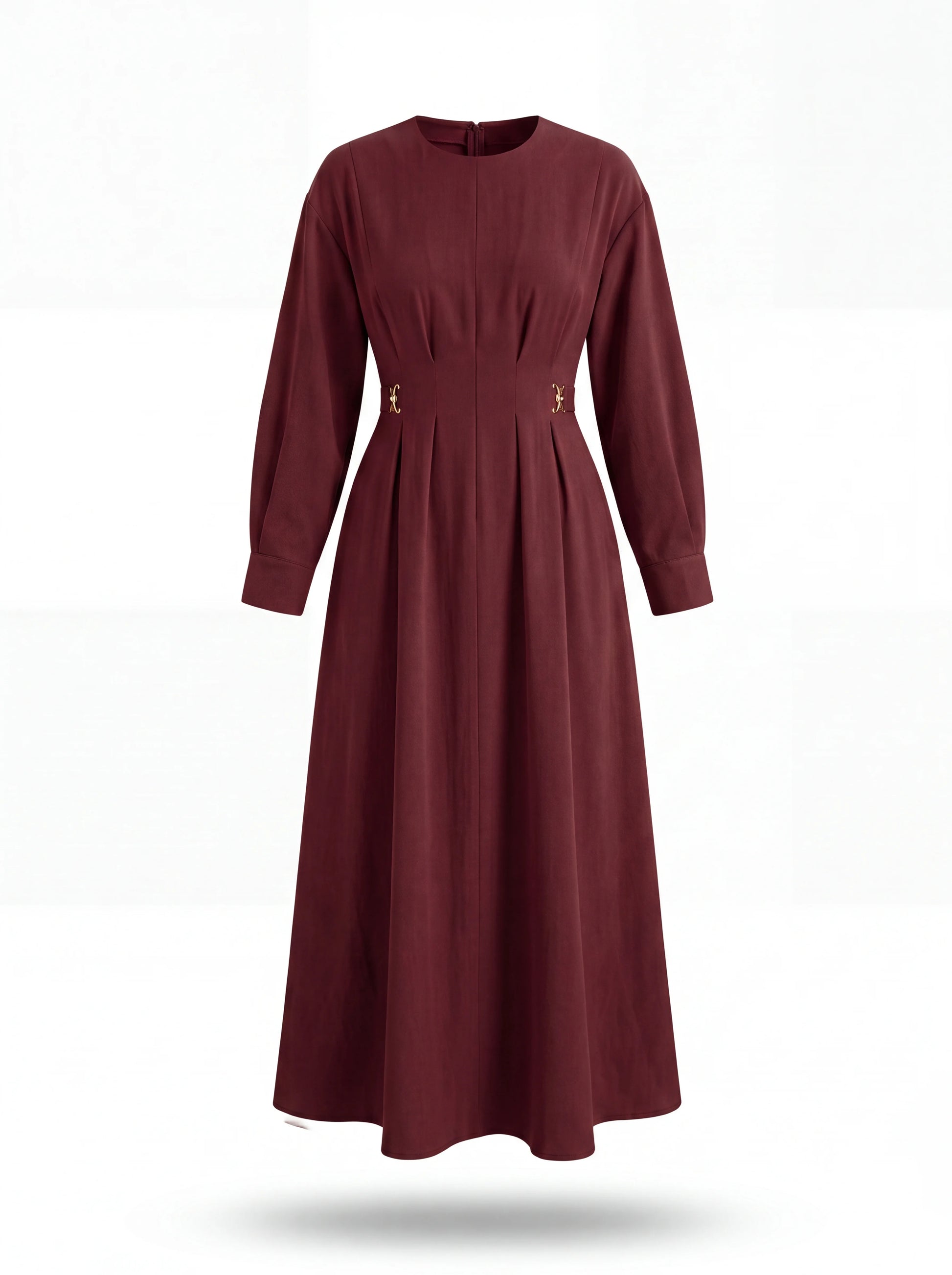 Cassia Dress in Burgundy